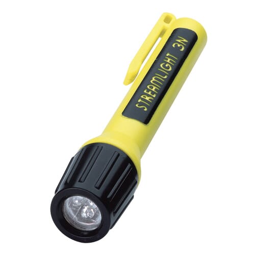 Streamlight® 62202 ProPolymer® Industrial Non-Rechargeable Handheld Flashlight, LED Bulb, Polymer Housing, 30 Lumens, 3 Bulbs